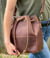 Leather Bucket Bag | Texana