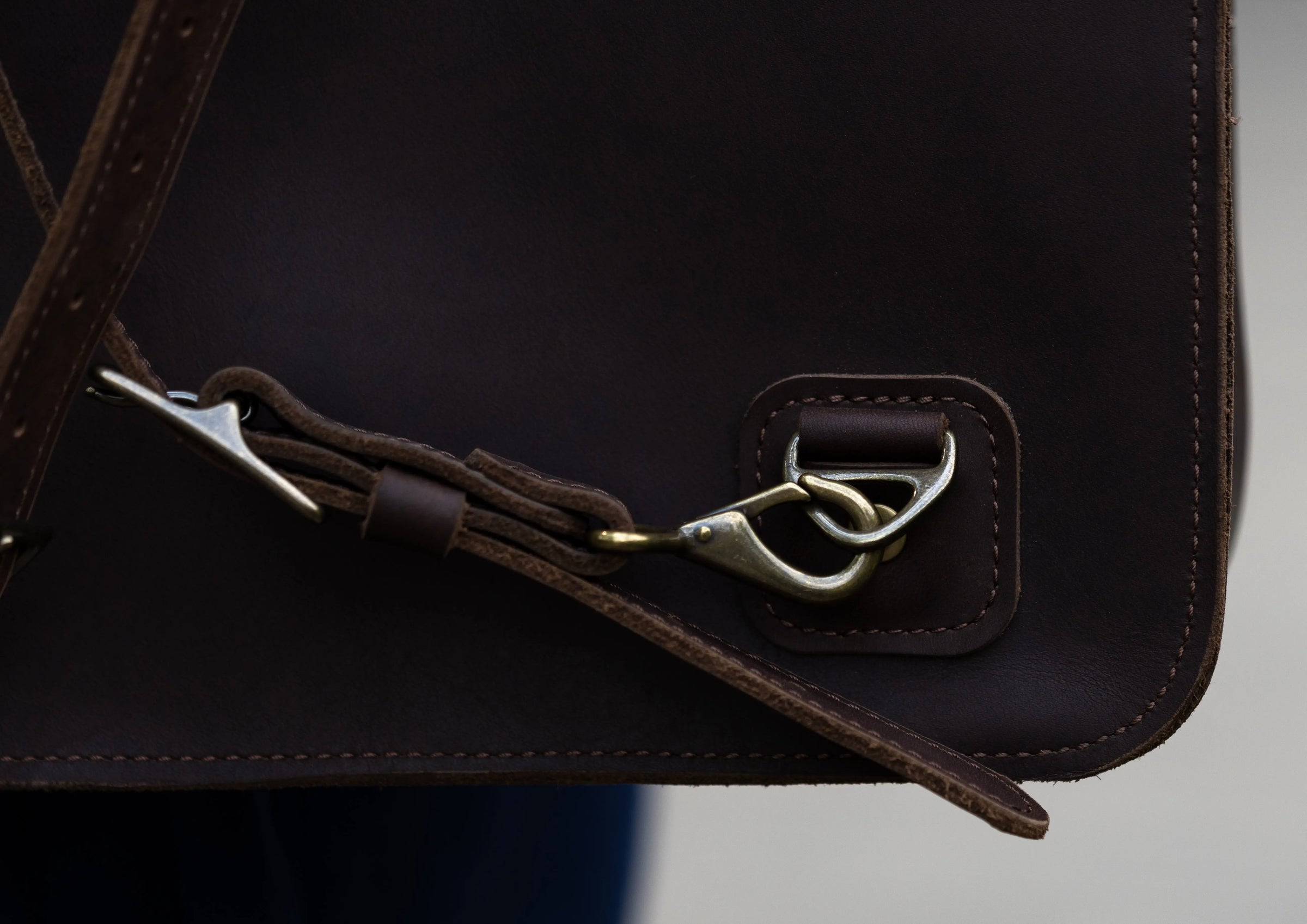 Thomas Large Satchel Briefcase Backpack Grit Mercantile