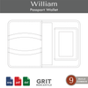 William Passport Wallet Digital Pattern SVG PDF DXF