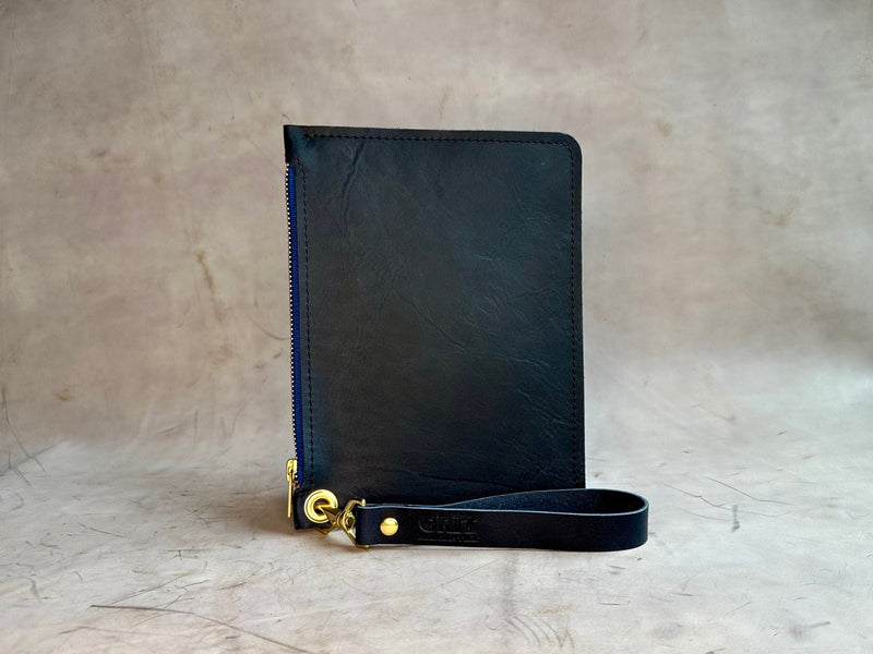 Wristlet Bag with Brass Hardware | Hattie