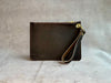 Wristlet Bag with Brass Hardware | Hattie